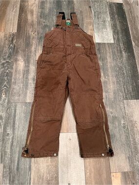 Schmidt Workwear Youth Heavy Duty Overalls Pockets Zip Lined Small Regular (6-8)